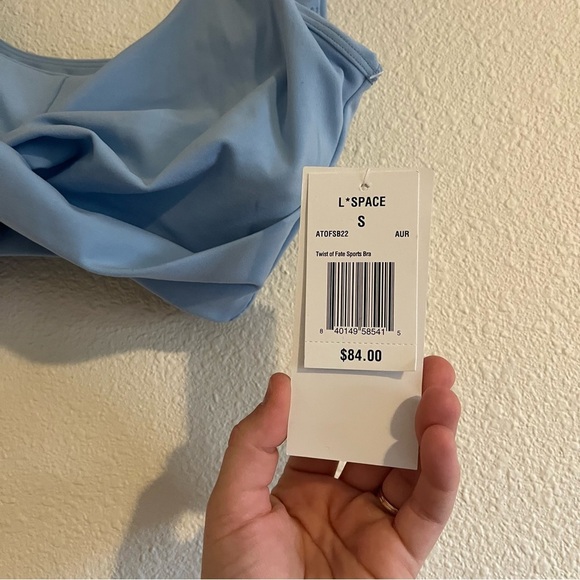 NWT L*space Twist of Fate Sports Bra - AURA - Size Small - Picture 7 of 11